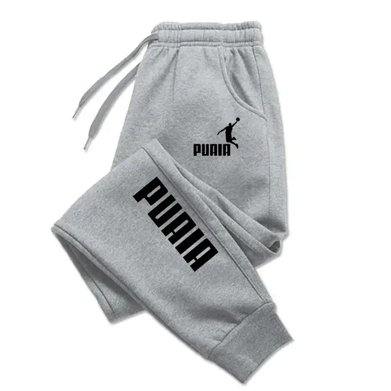 Men’s Casual Fleece Jogger Sweatpants with Drawstring, Side Pockets & Ribbed Cuffs - Image 3