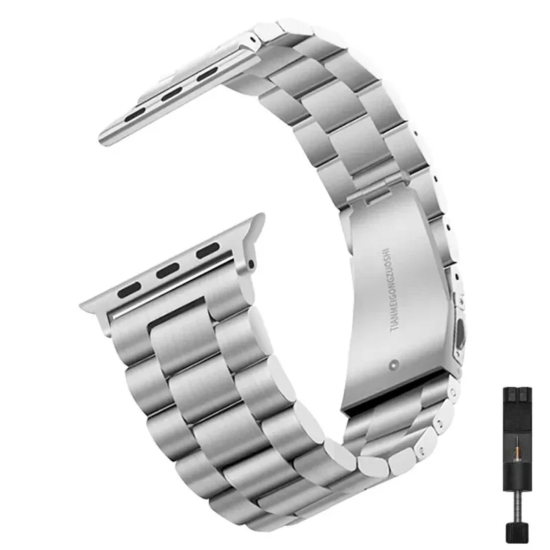 Premium Stainless Steel Link Band Compatible with Apple Watch - Image 6