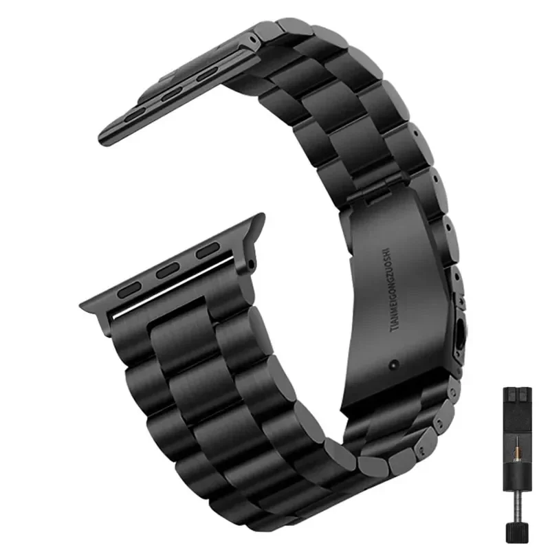 Premium Stainless Steel Link Band Compatible with Apple Watch - Image 7