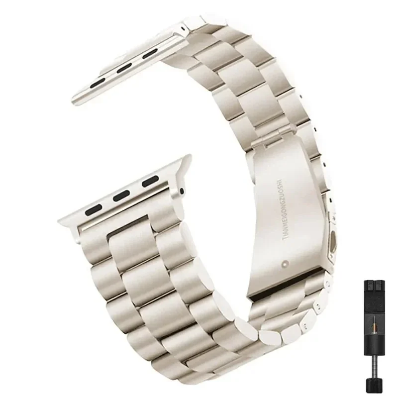 Premium Stainless Steel Link Band Compatible with Apple Watch - Image 8